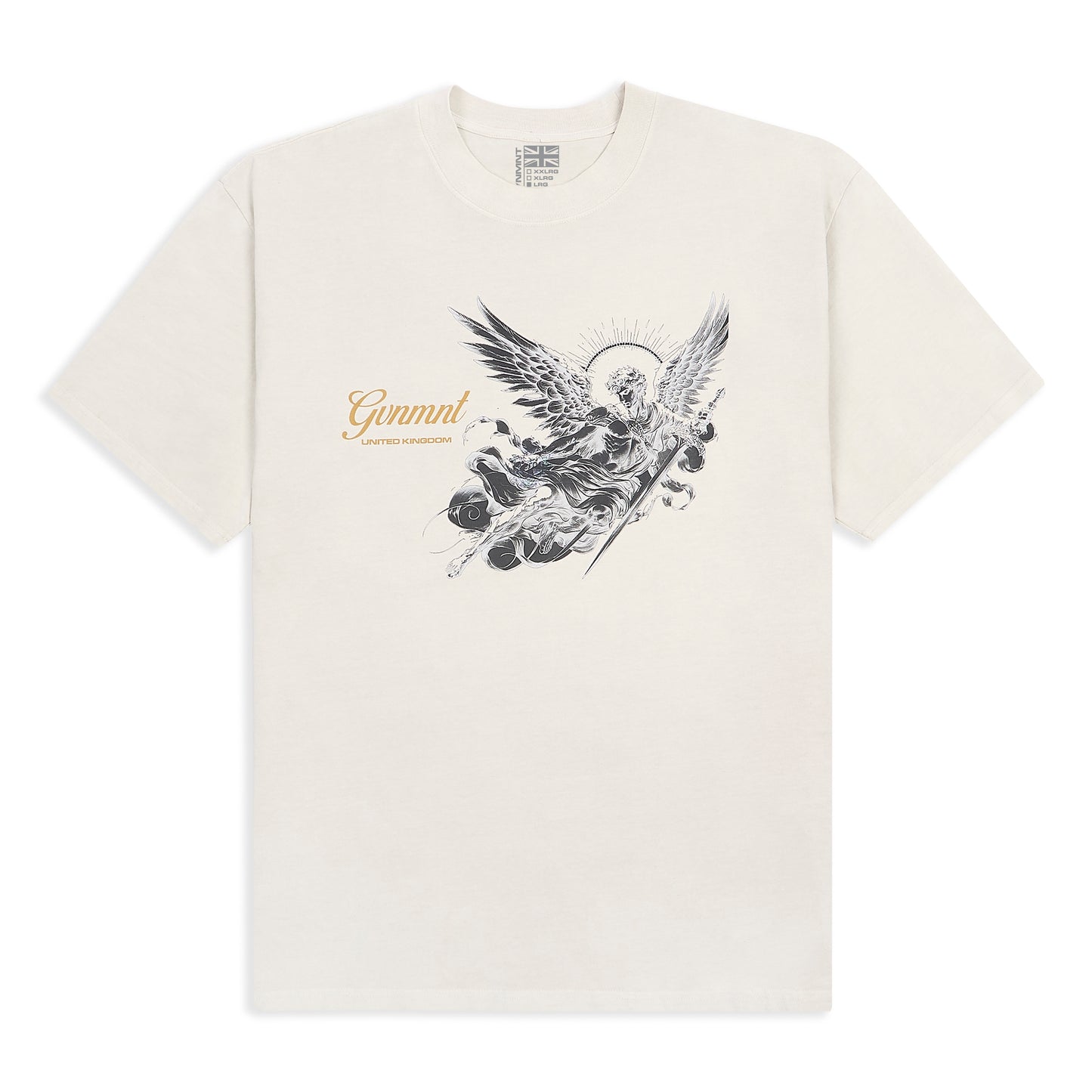 Spirit of GVNMNT Tee - Faded white