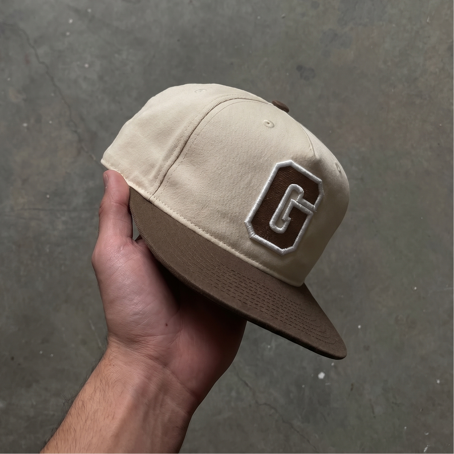G Way Cap - Brown / Cream