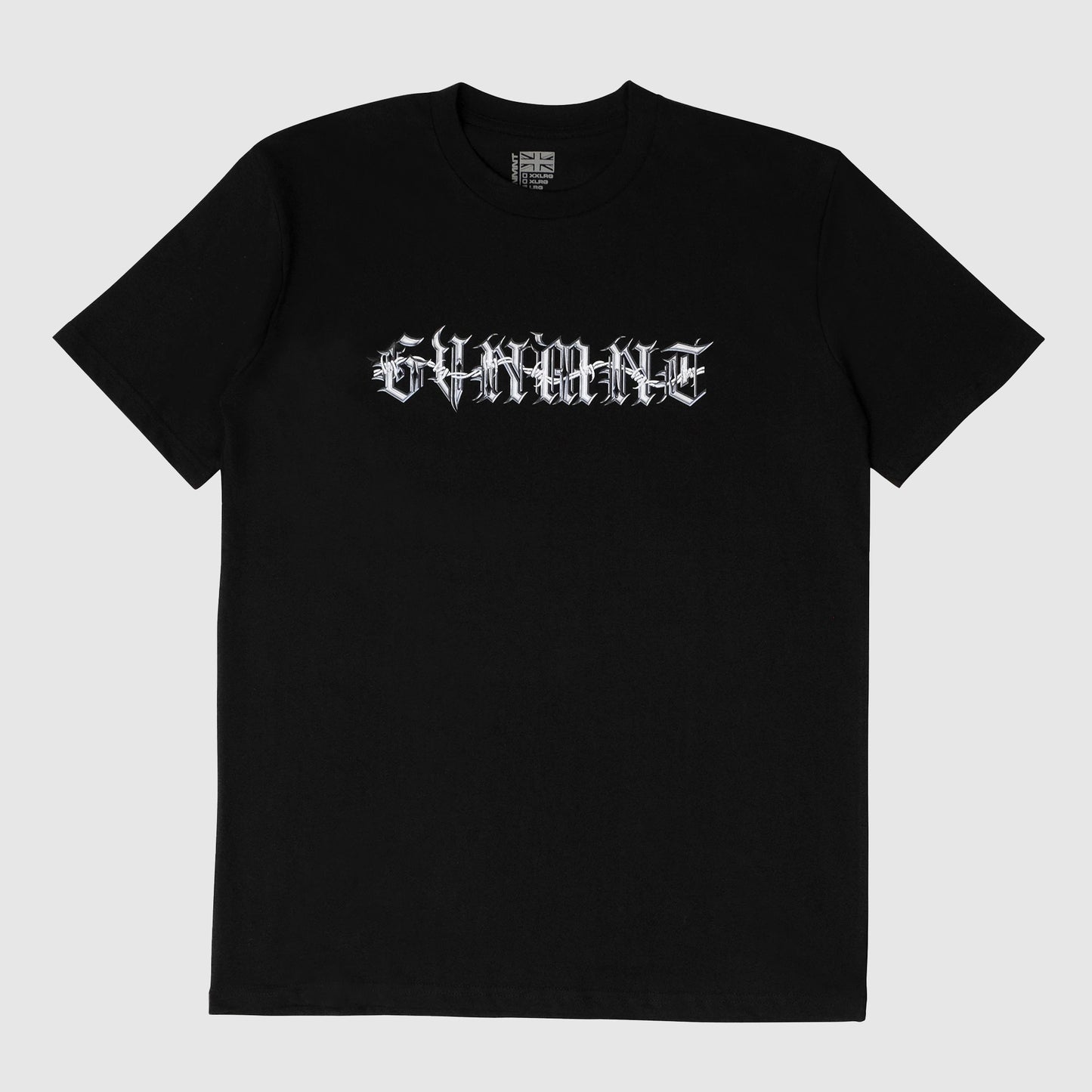 Barbed Tee - Black - GVNMNT Clothing Co', European streetwear.