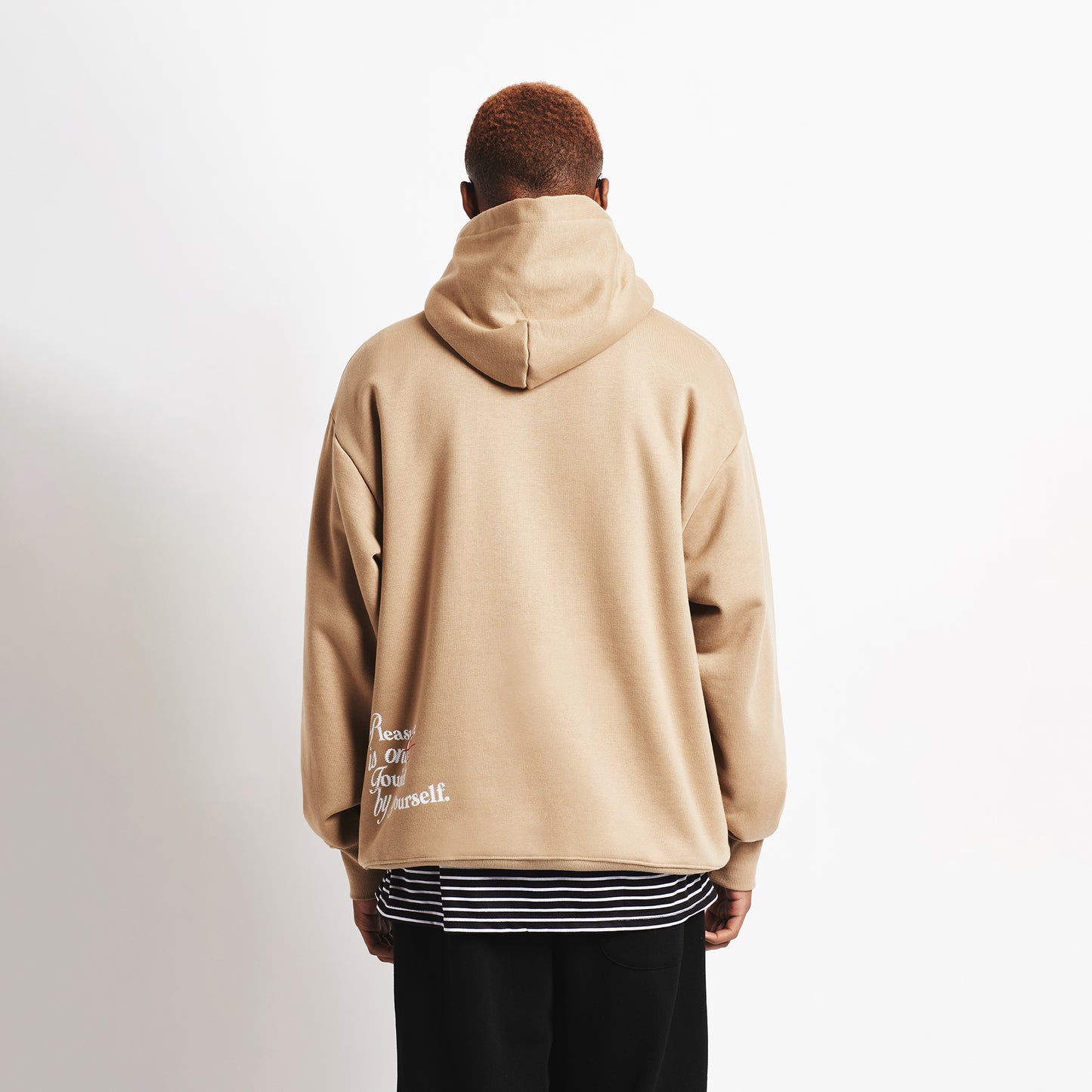 Pleasures in Self Hoodie - Tan - GVNMNT Clothing Co', European streetwear.