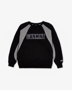Origins Varsity VNeck  - Black / Heather Grey