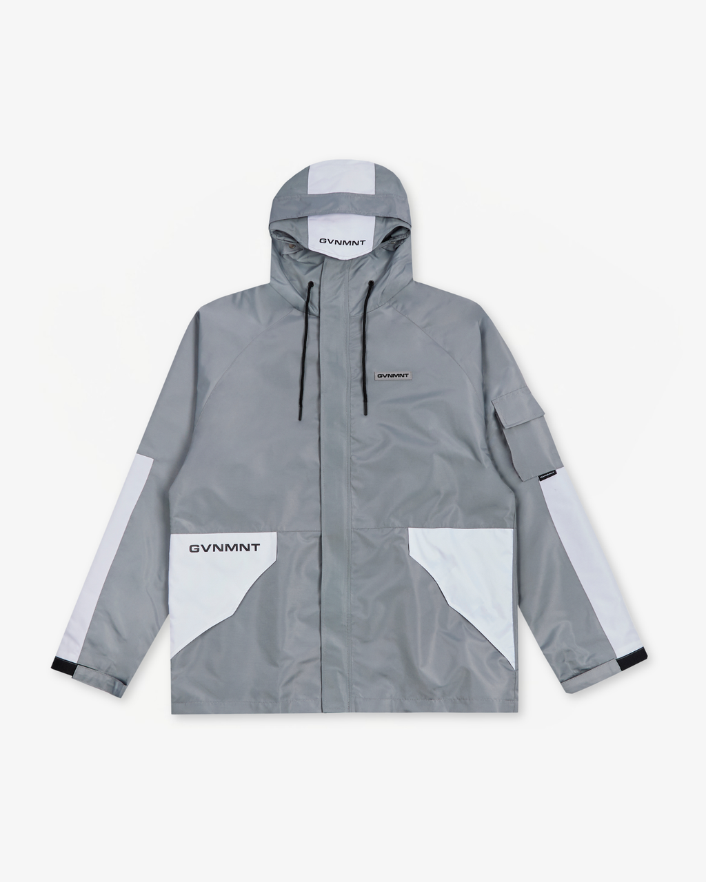 Frontline Hooded jacket - Grey / White