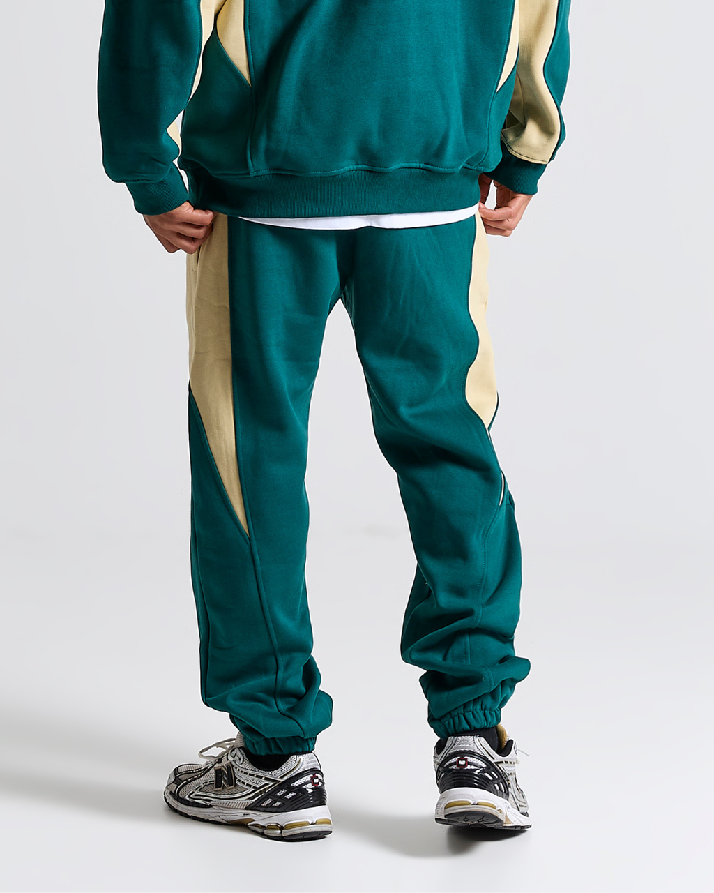 Seminal Track Bottom - Green / Cream