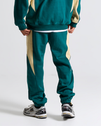 Seminal Track Bottom - Green / Cream