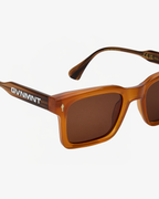 Monarch Sunglasses - Burnt Orange / Wood
