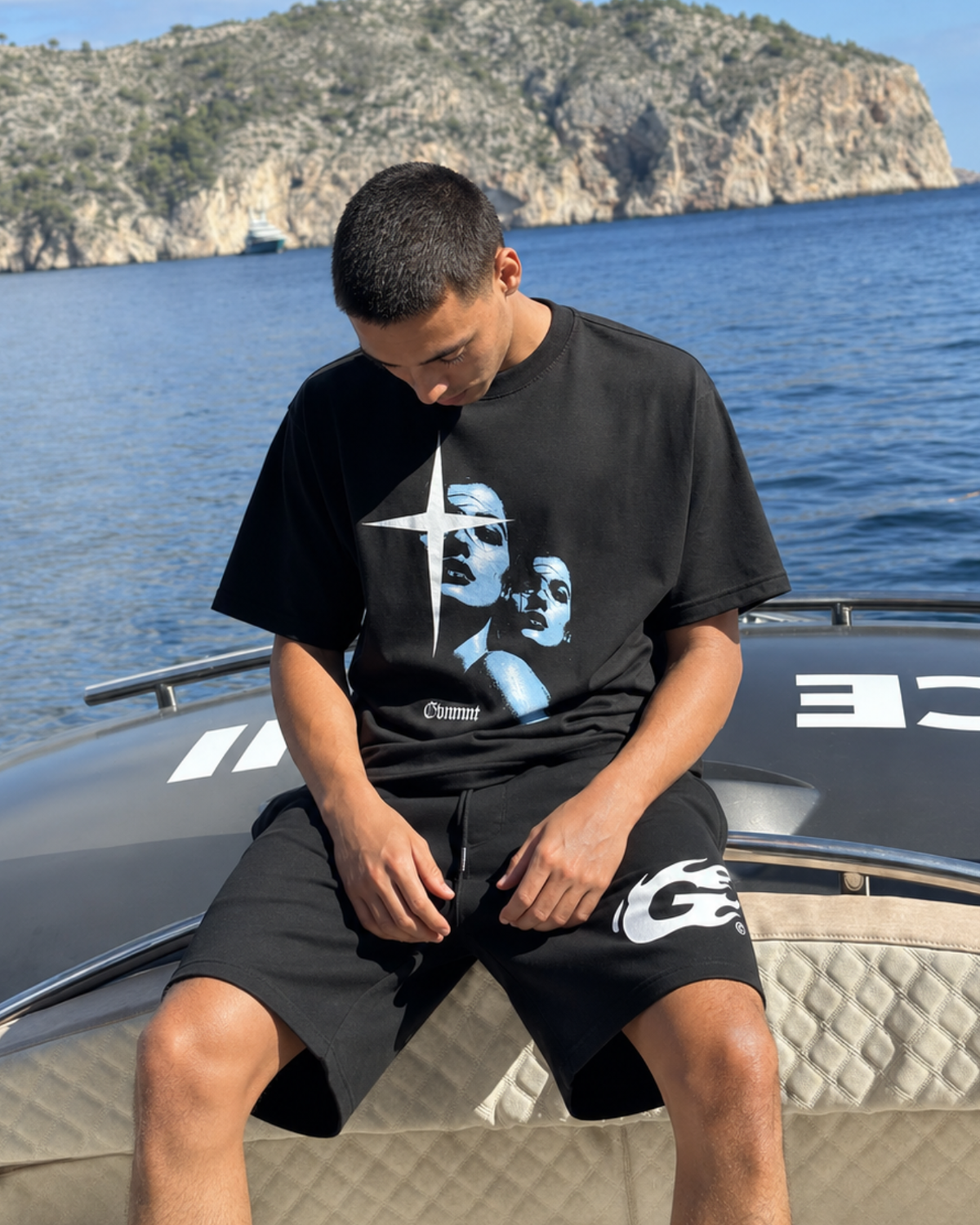 Two Face Tee - Black