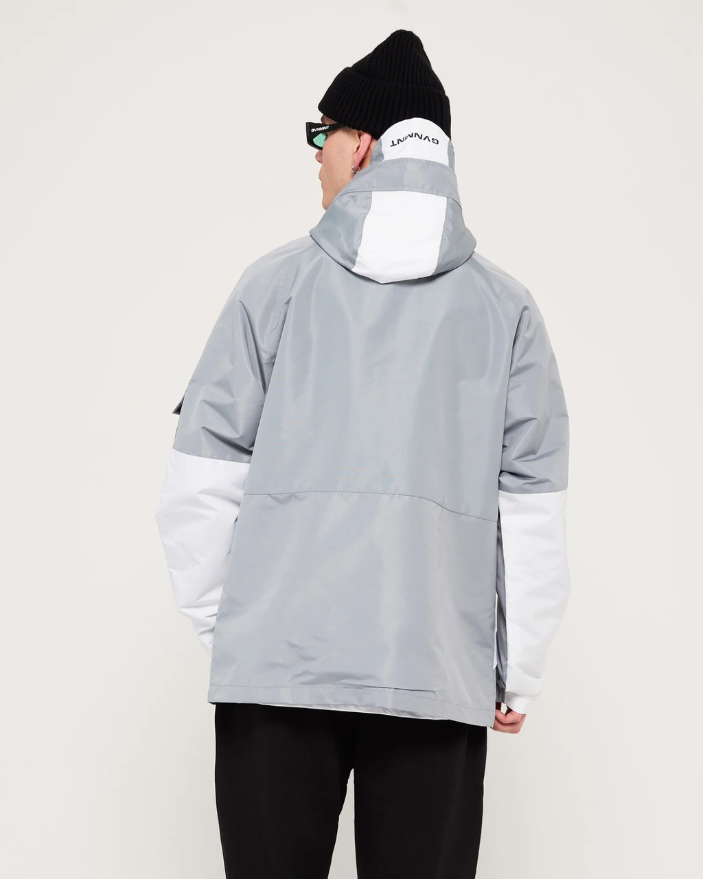 Frontline Hooded jacket - Grey / White