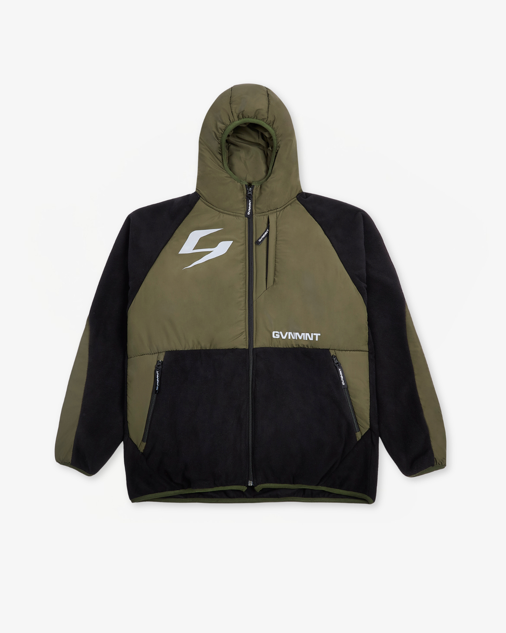 Sector Fleece Jacket - Olive / Black