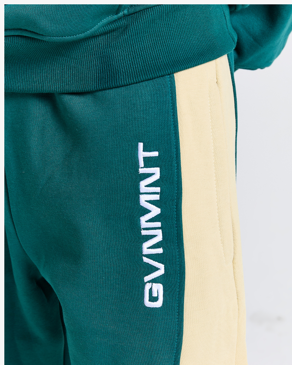 Seminal Track Bottom - Green / Cream