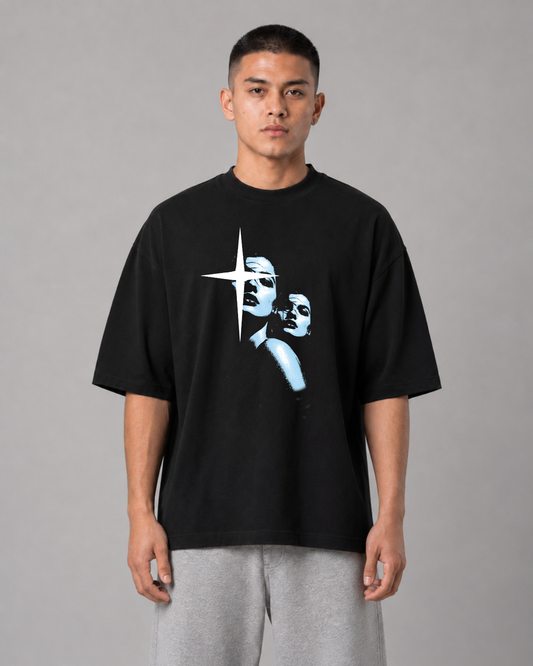 Two Face Tee - Black