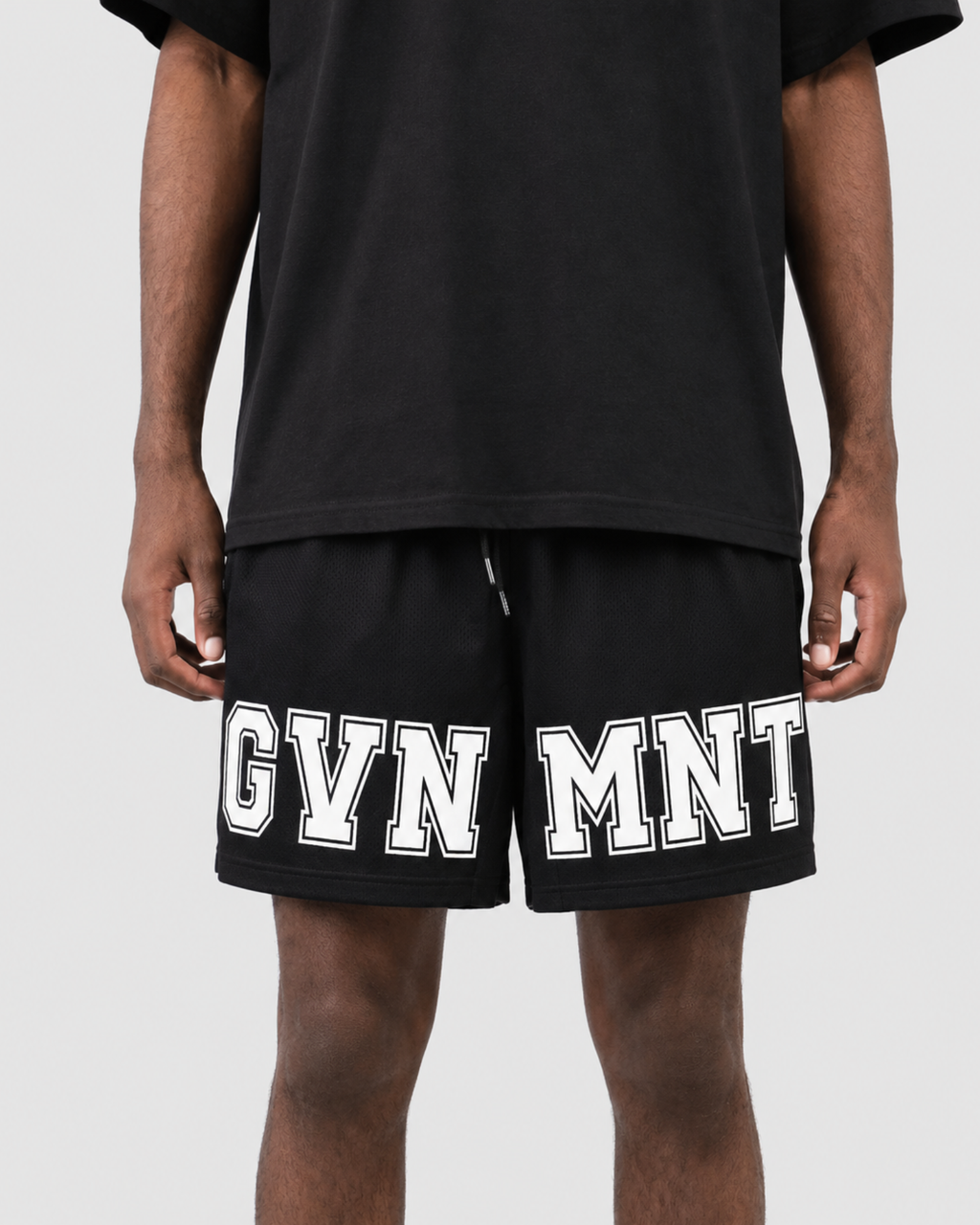 GVNMNT Court shorts - Black