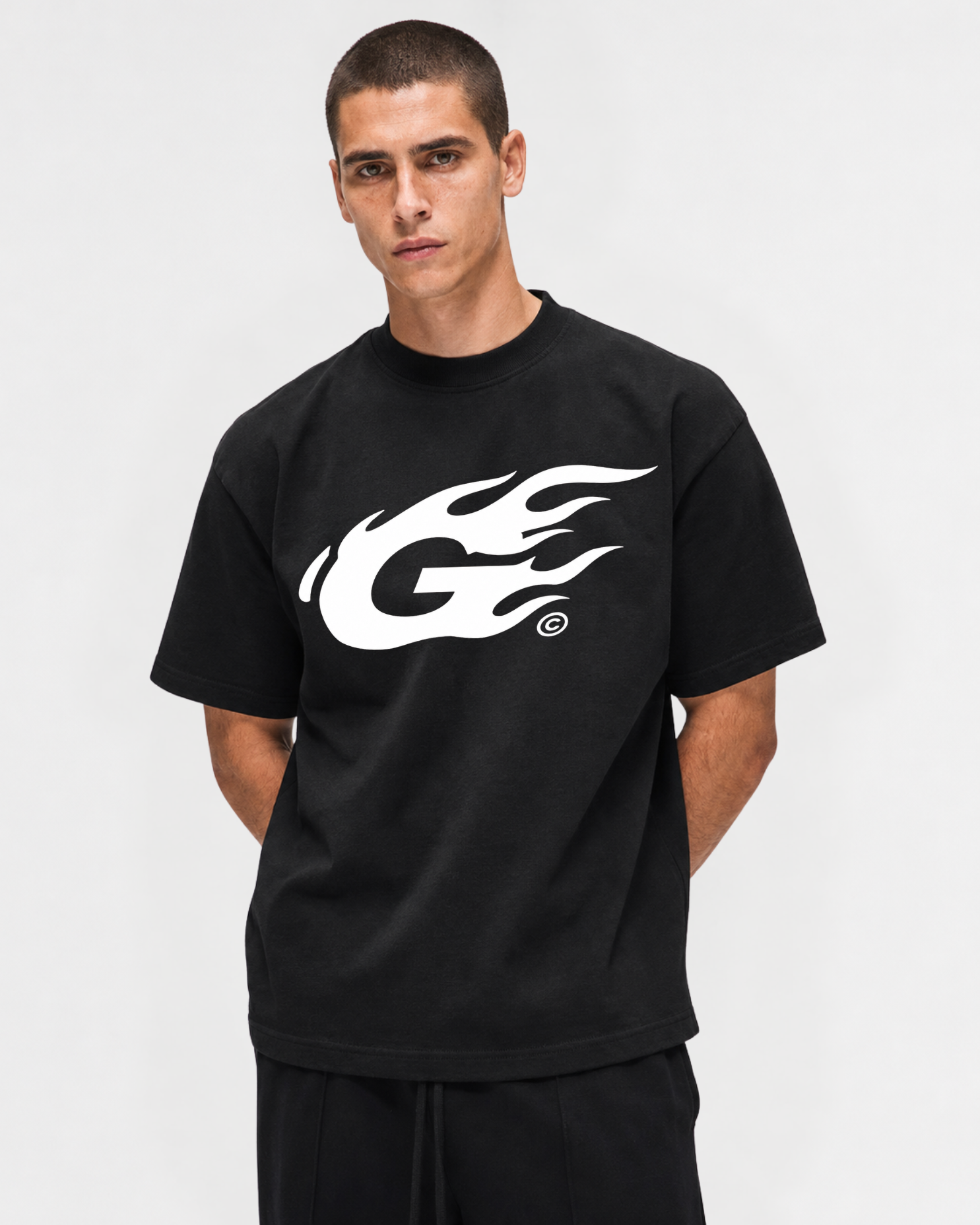 G Flames Tee - Black