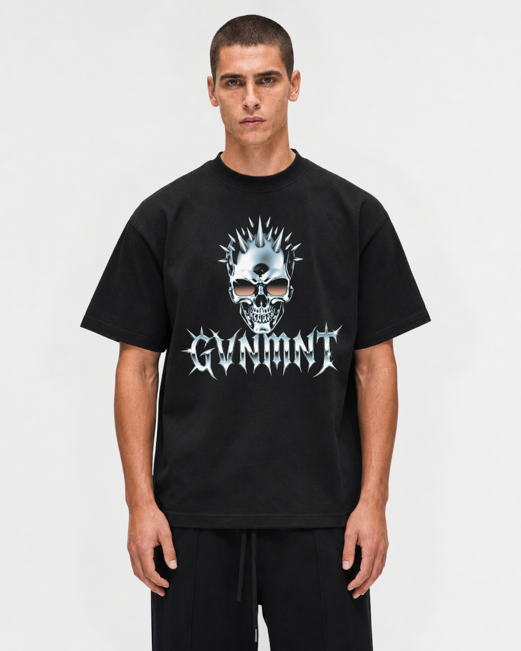 Metal Head Tee - Black