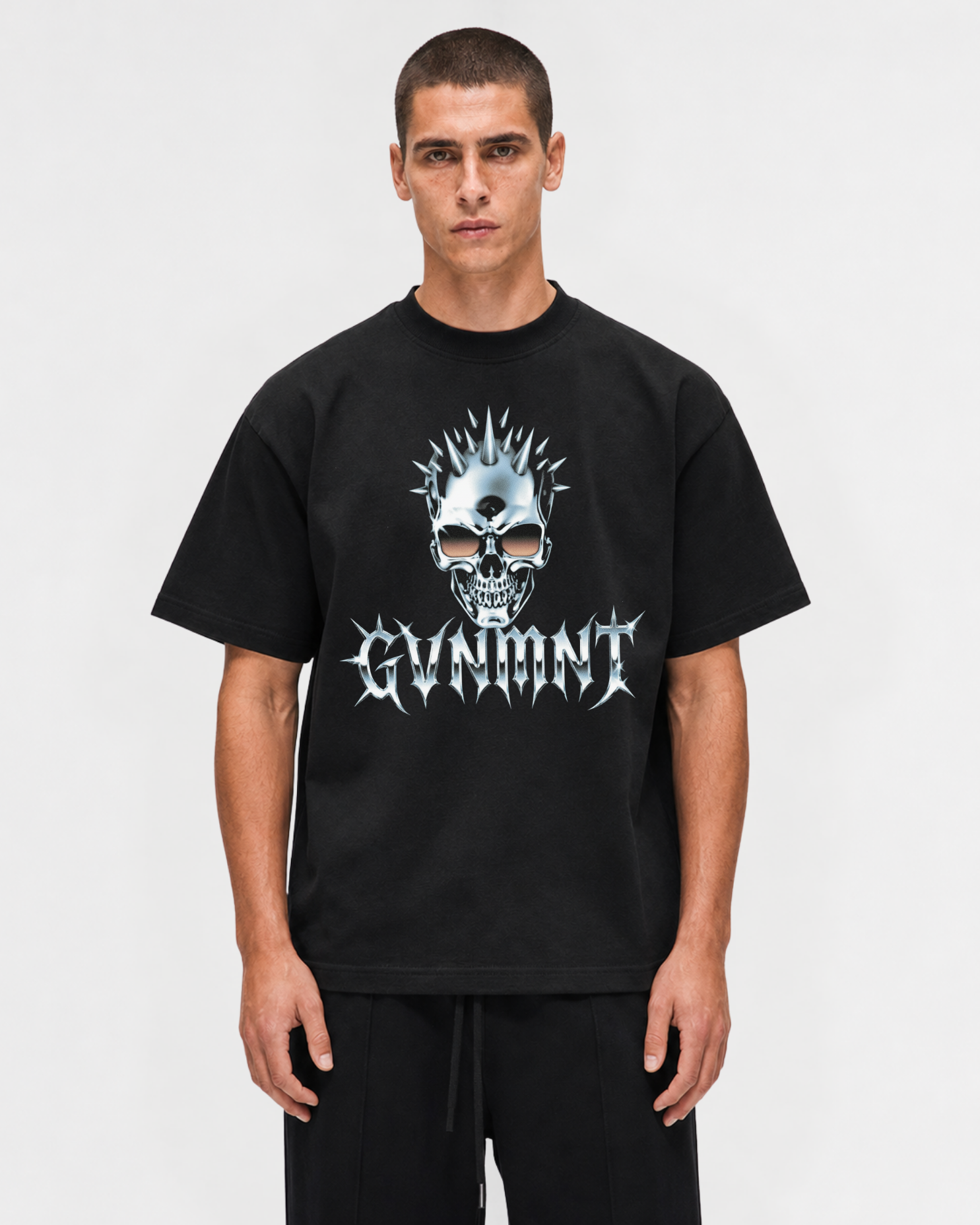 Metal Head Tee - Black