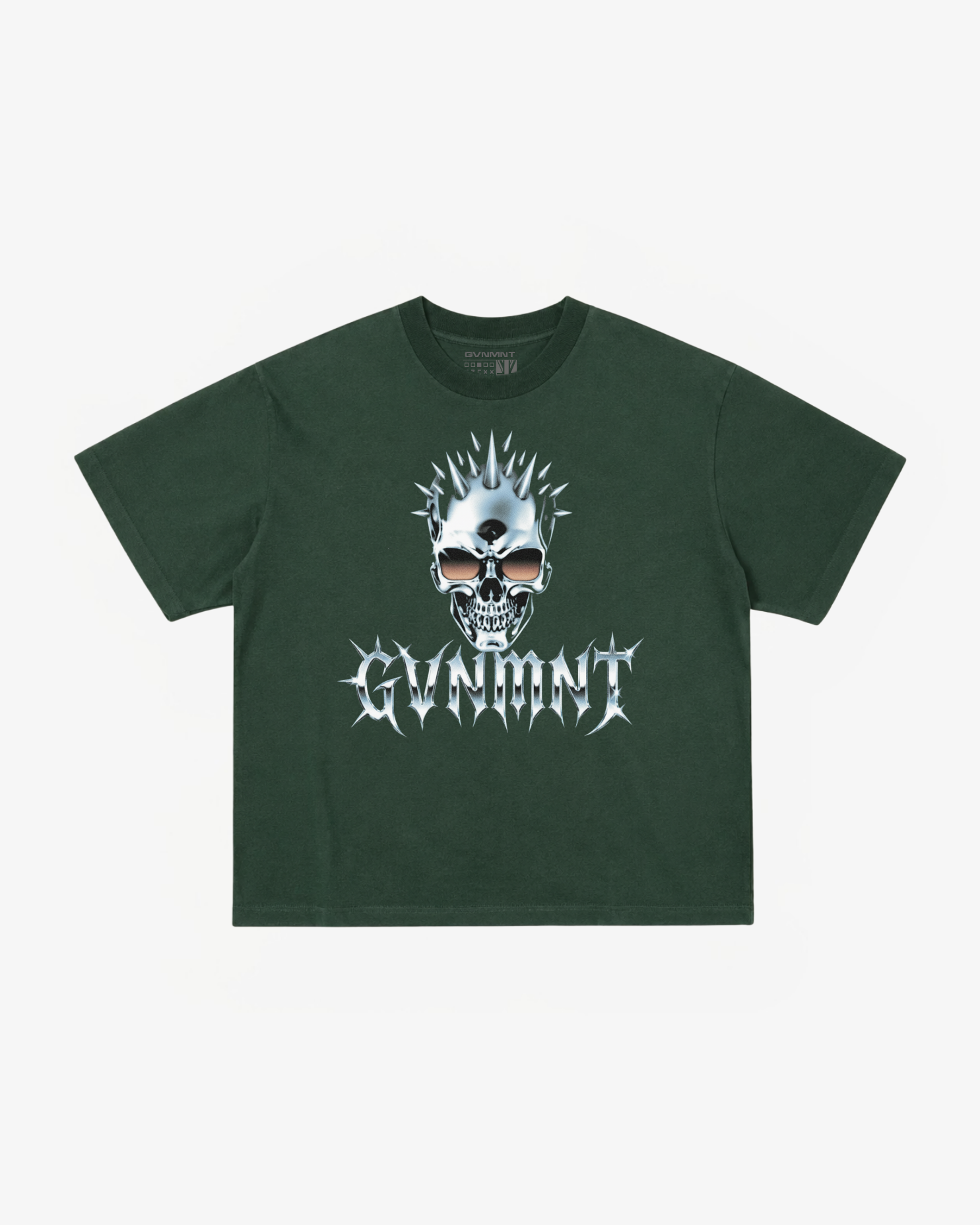 Metal Head Tee - Forest Green