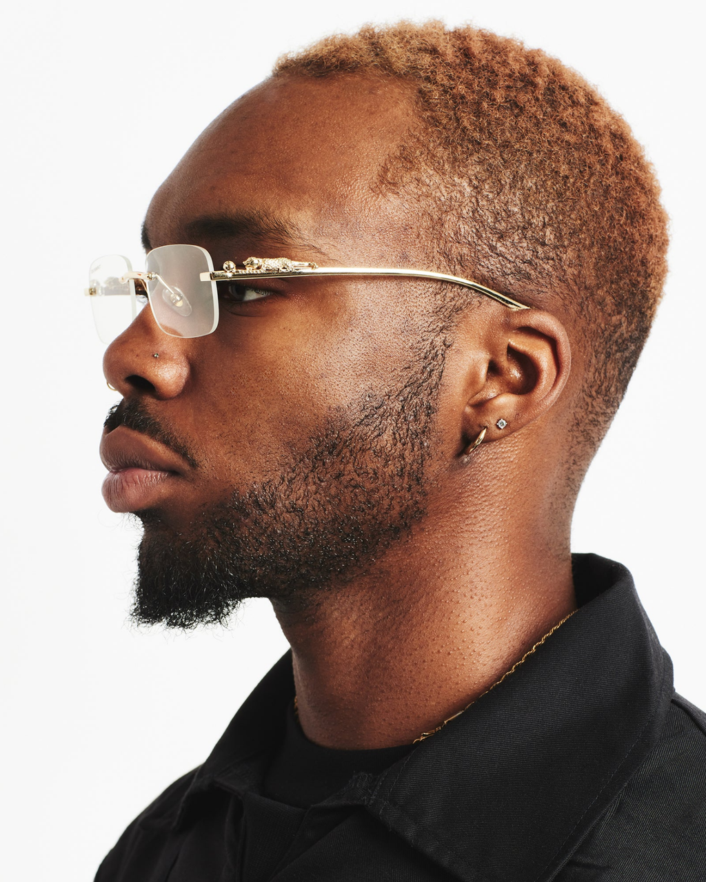 Panther Glasses - Gold / Clear