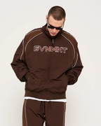 Chambers Track Top - Chocolate / Walnut