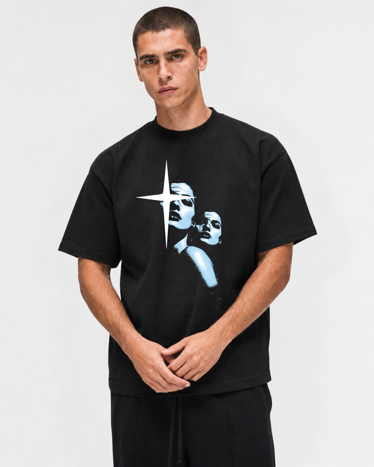 Two Face Tee - Black