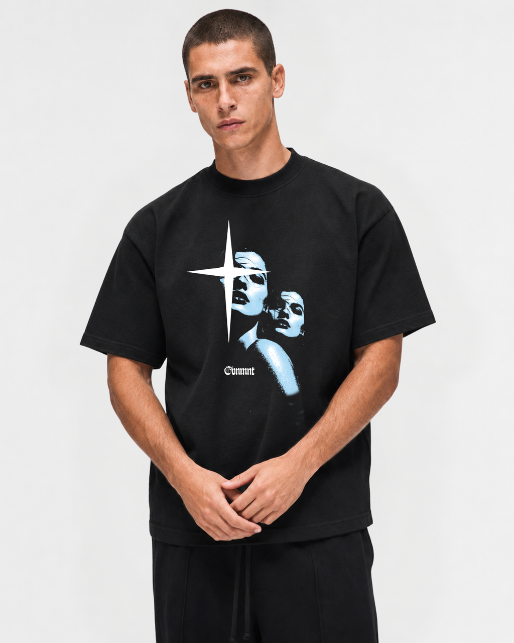 Two Face Tee - Black