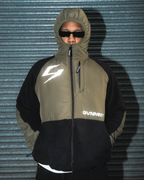 Sector Fleece Jacket - Olive / Black