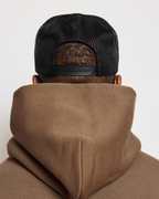 Old English Trucker Cap - Black / White