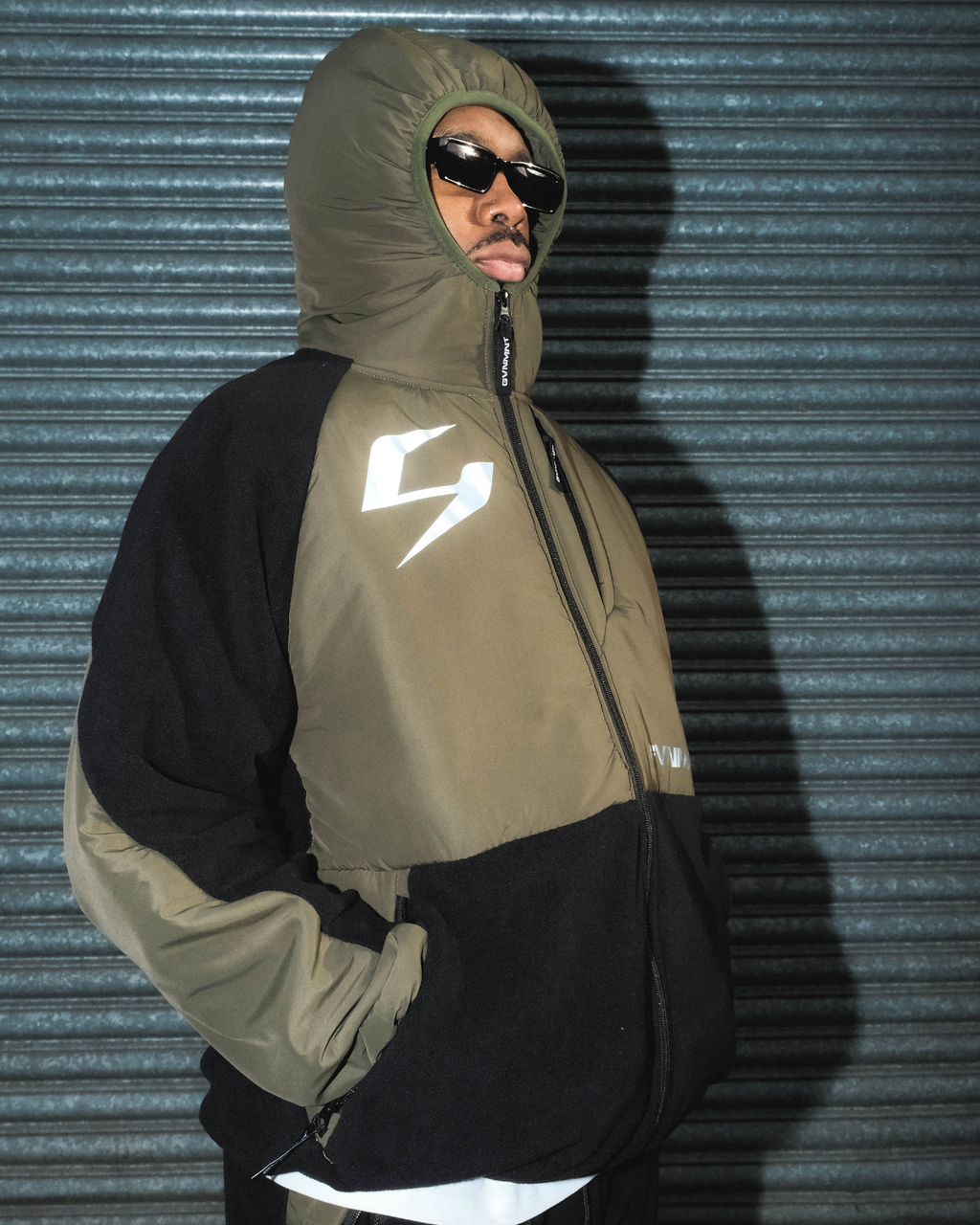Sector Fleece Jacket - Olive / Black