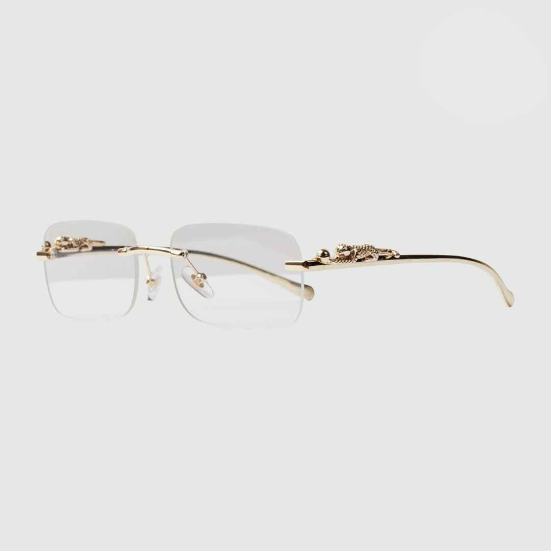 Panther Glasses - Gold / Clear