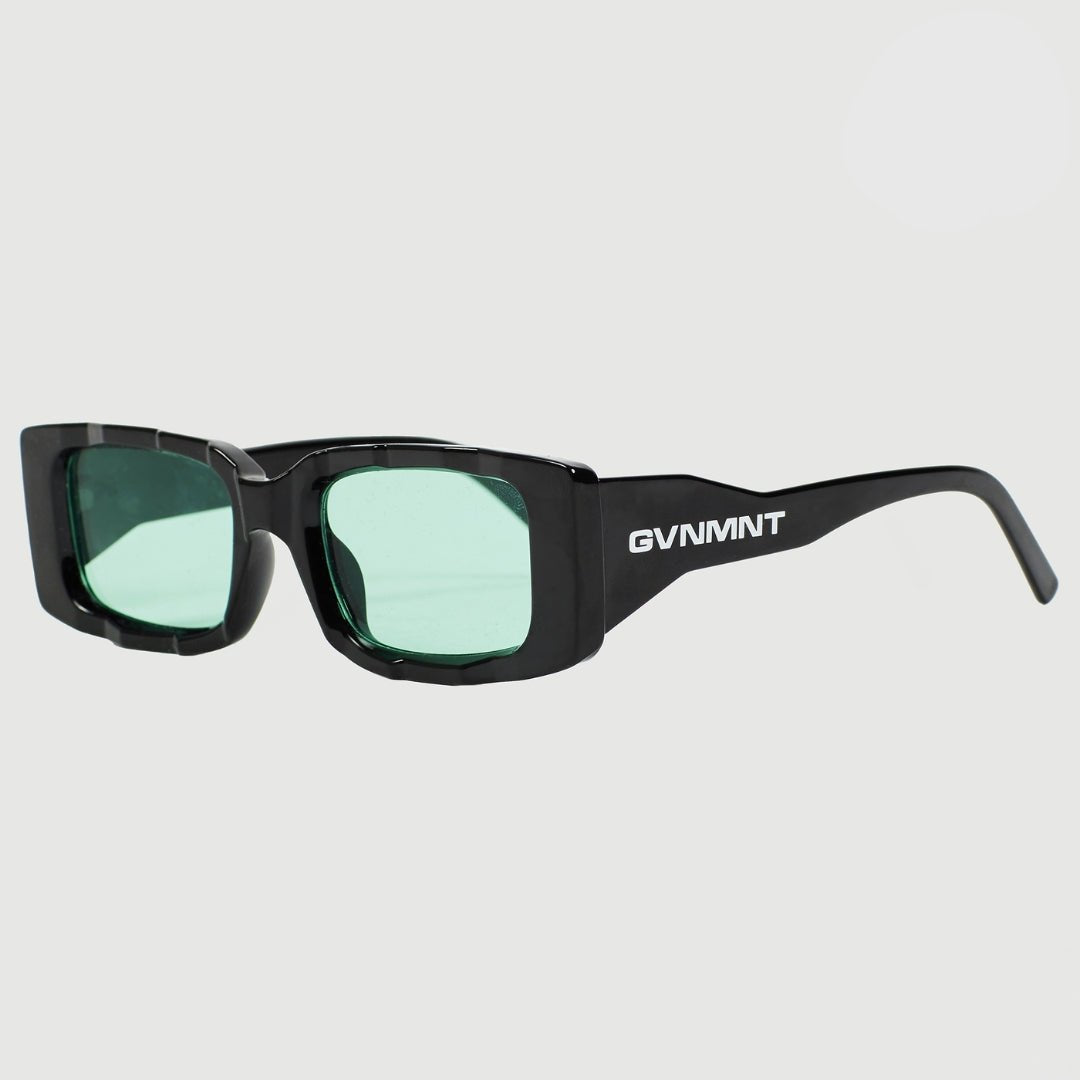 Vanguard Sunglasses - Black / Emerald Green