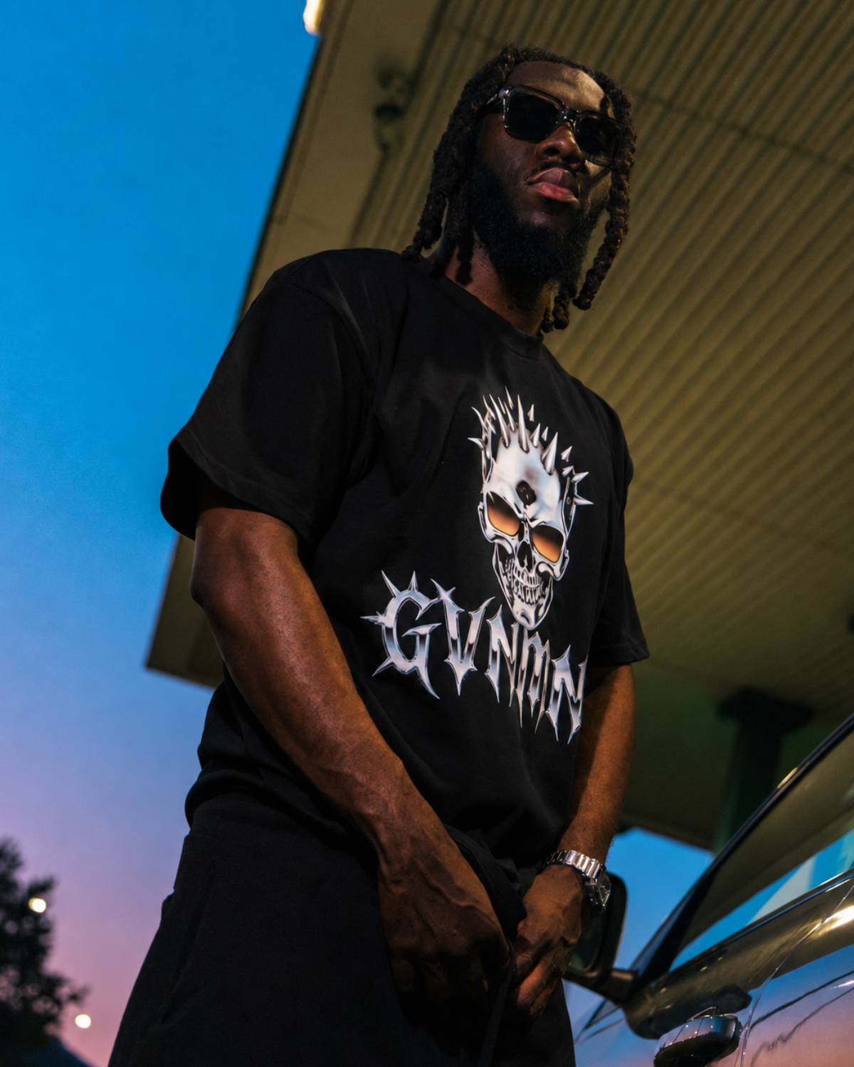 Metal Head Tee - Black
