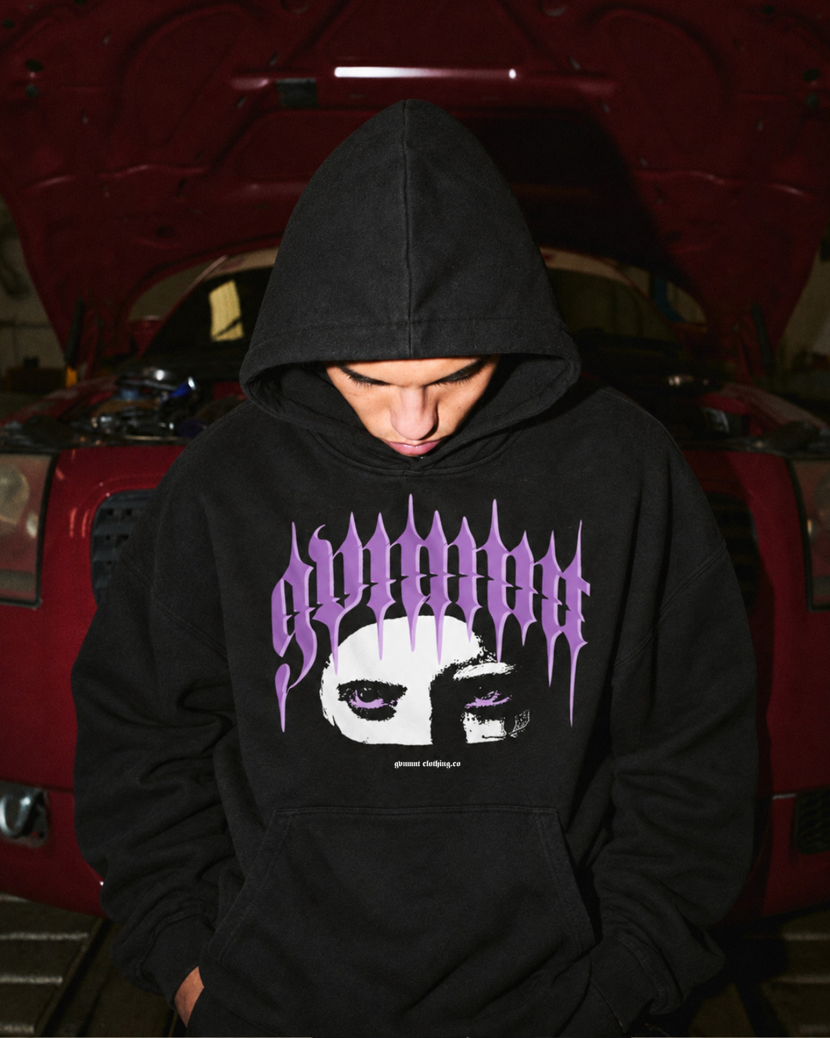 Face Off Hoodie - Black