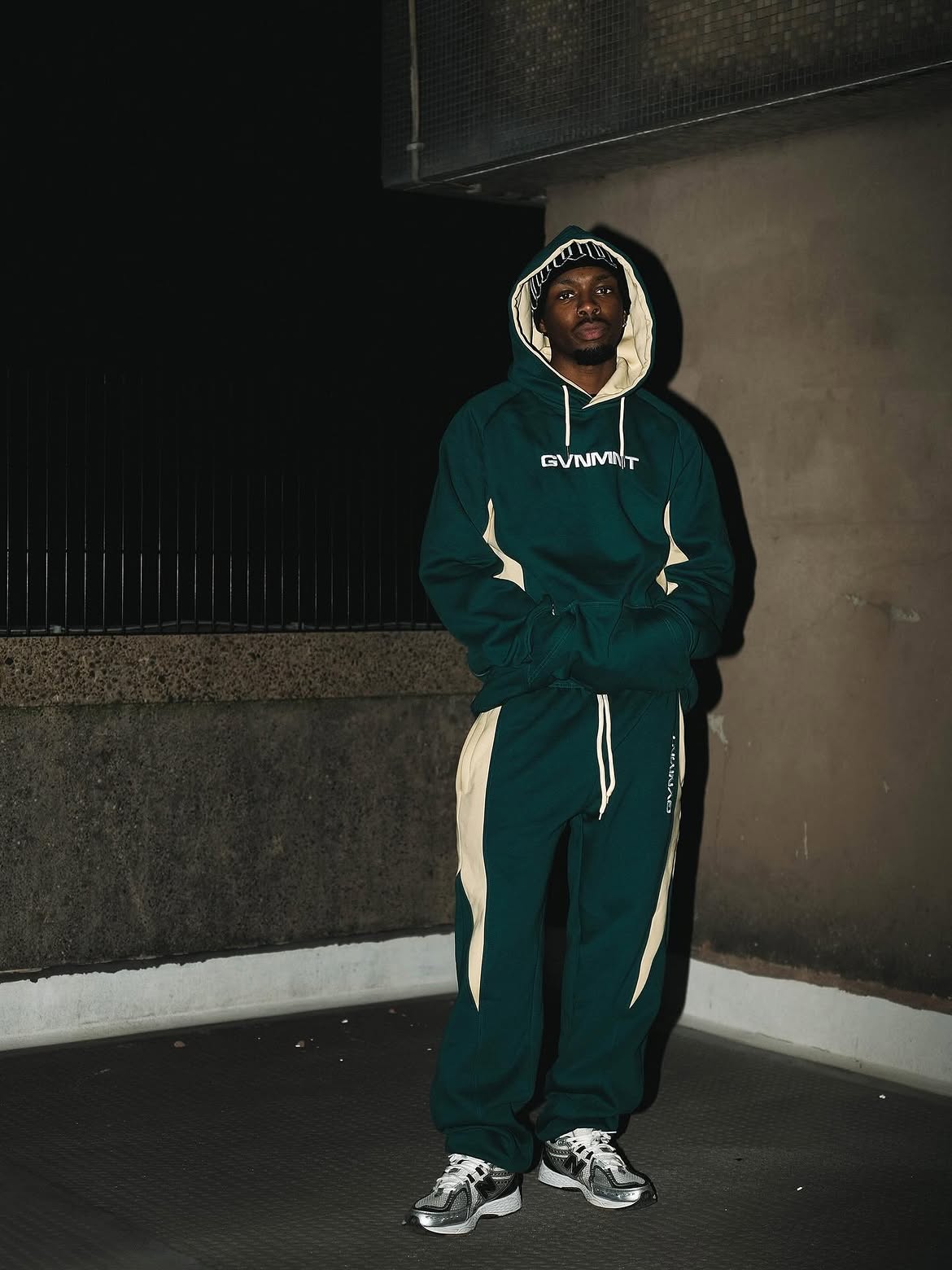 Seminal Track Bottom - Green / Cream