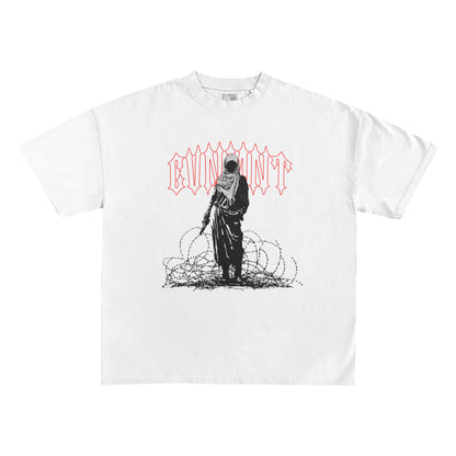 Barbed Tee - White
