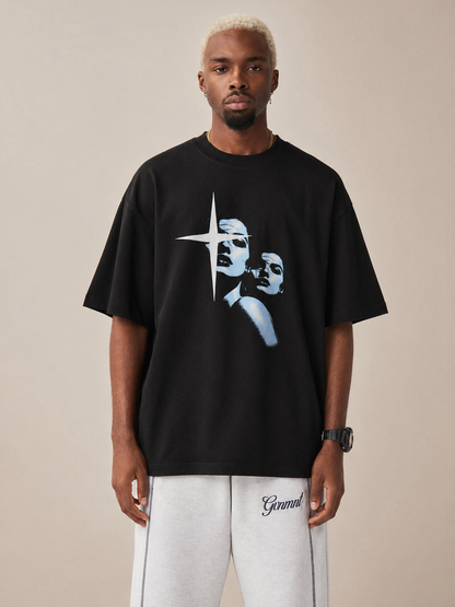 Two Face Tee - Black