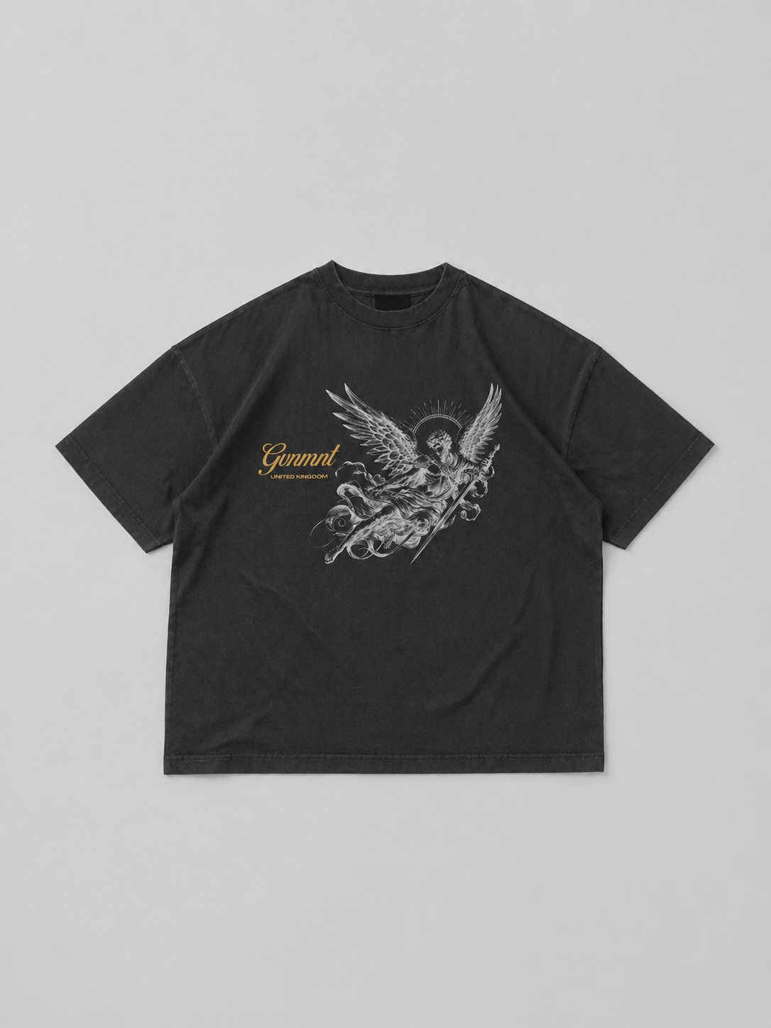 Spirit of GVNMNT Tee - Faded Black