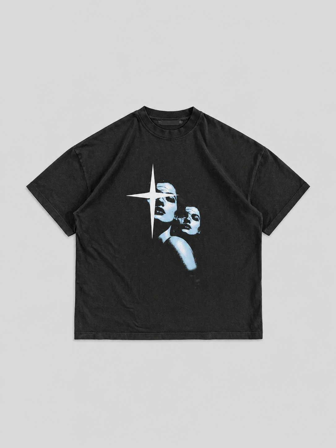 Two Face Tee - Black