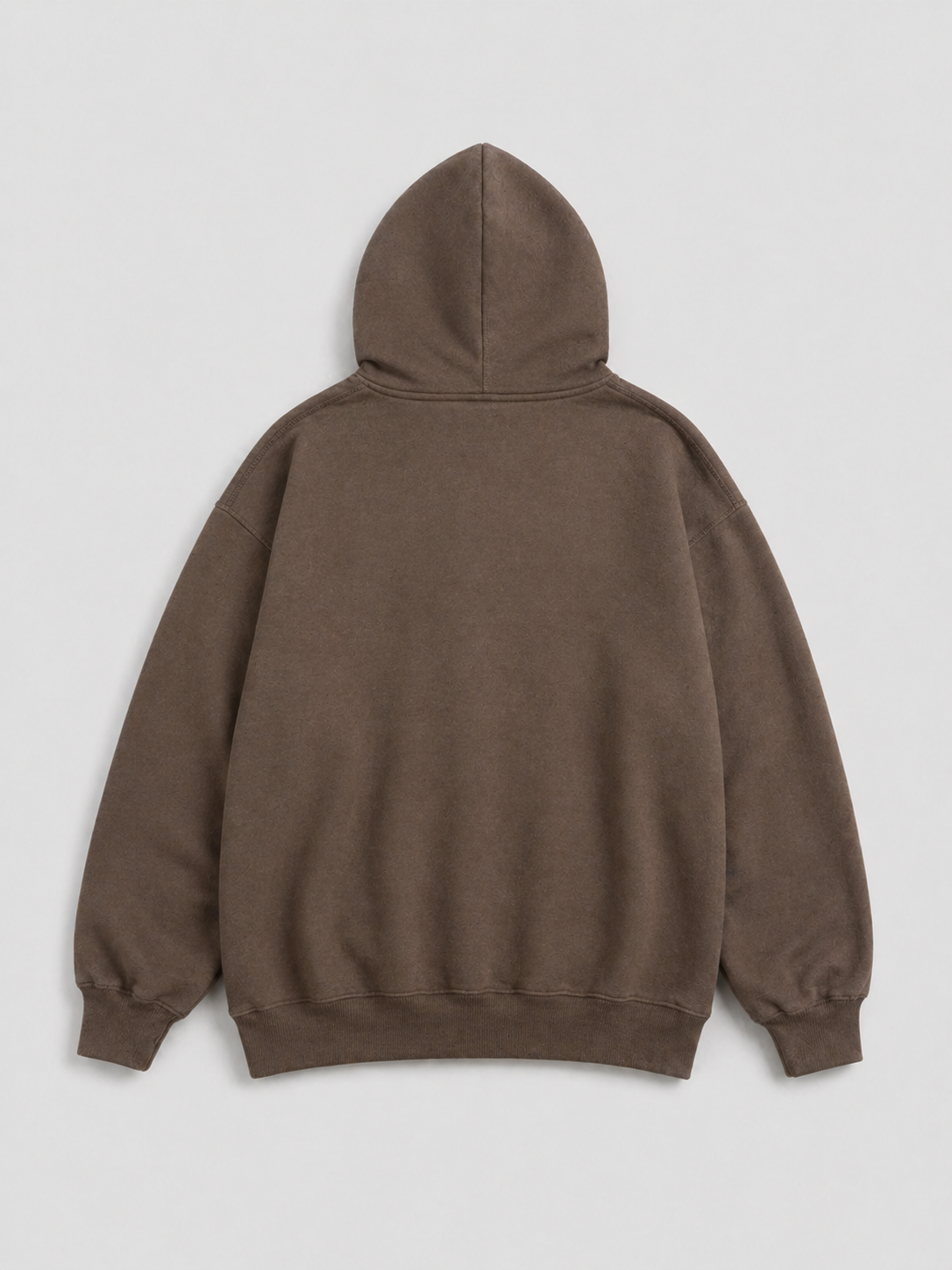 Old English Hollowed Hoodie - Chocolate