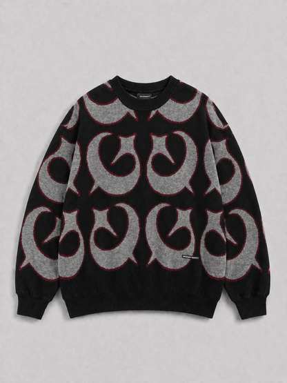 Foul Play Jacquard Knit Sweater