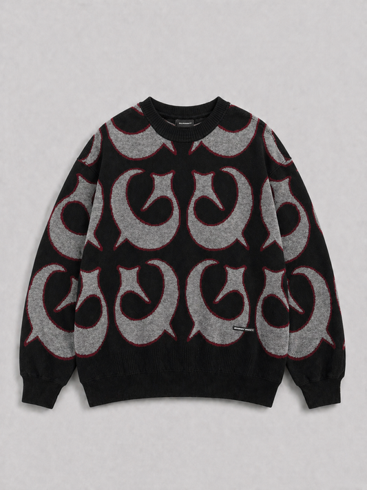 Foul Play Jacquard Knit Sweater