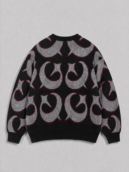 Foul Play Jacquard Knit Sweater