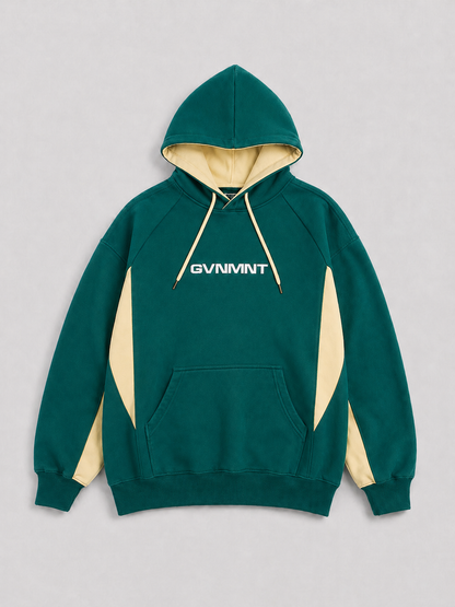 Seminal Hoodie - Green / Cream