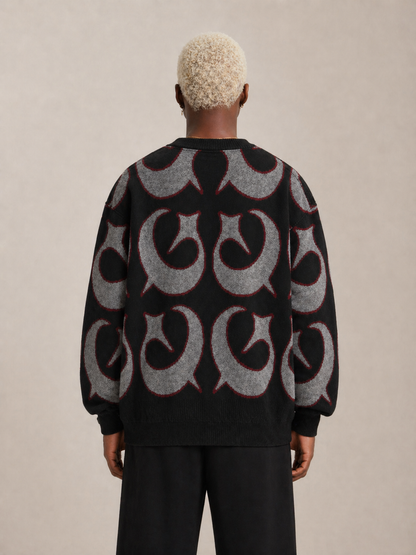 Foul Play Jacquard Knit Sweater