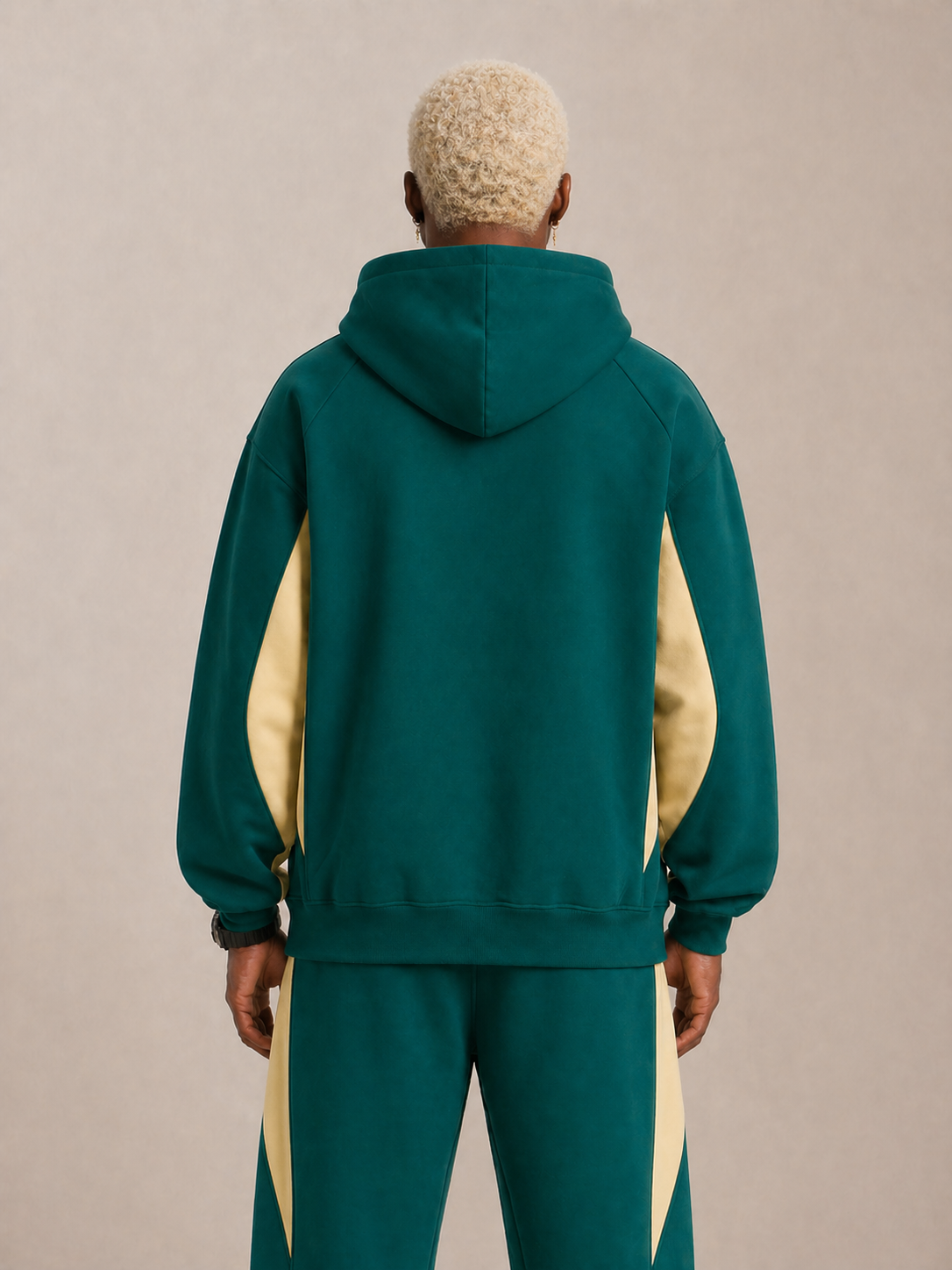 Seminal Hoodie - Green / Cream