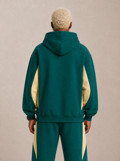 Seminal Hoodie - Green / Cream