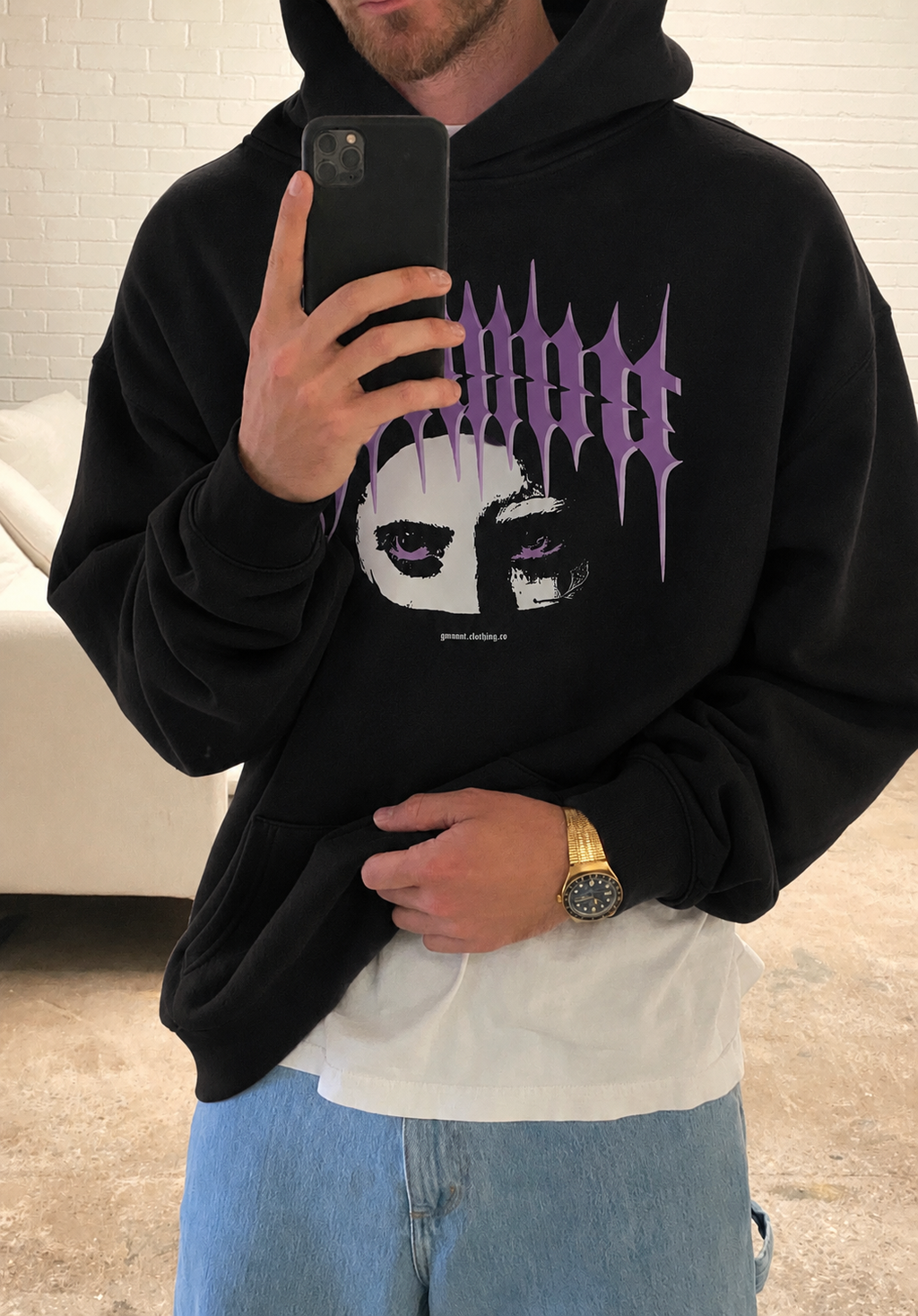 Face Off Hoodie - Black