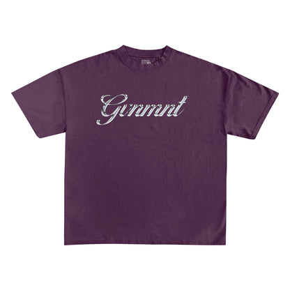 Chrome Signature Tee - Plum
