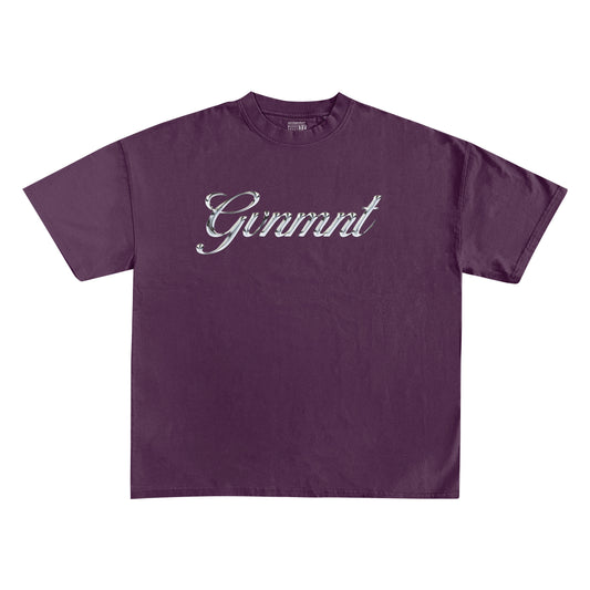 Chrome Signature Tee - Plum