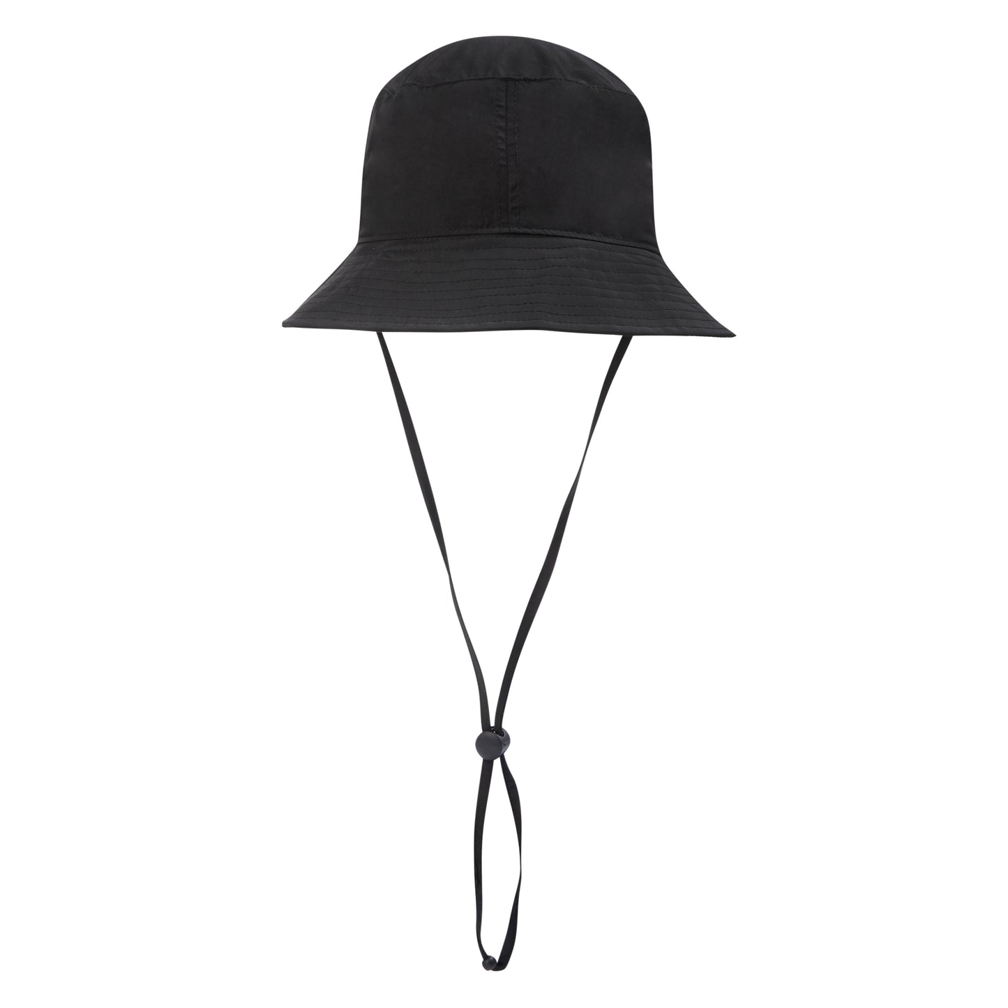 Wide Brim Bucket Hat - Black