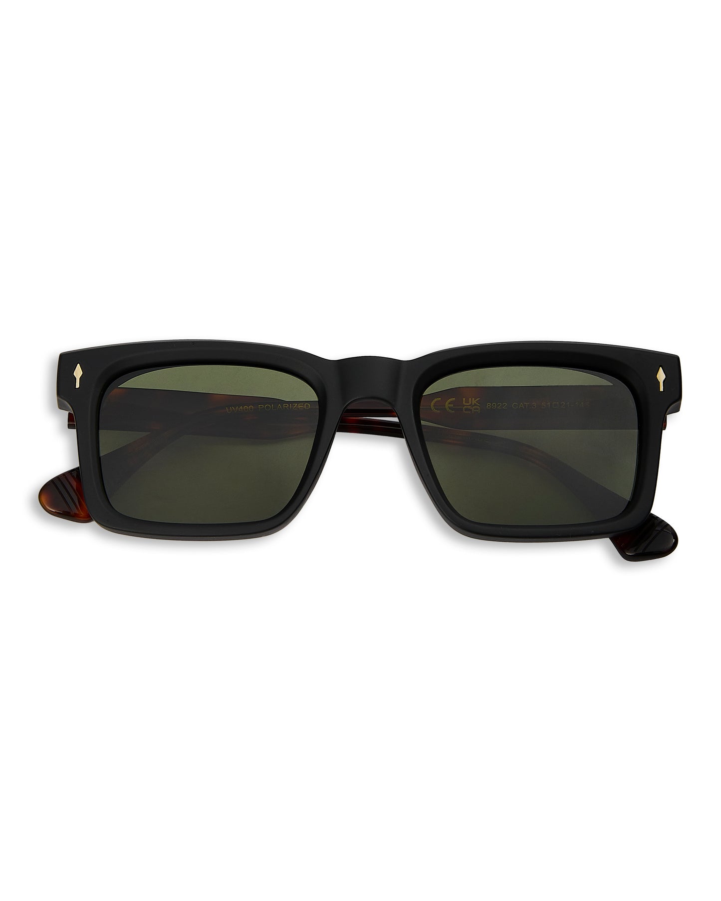 Monarch Sunglasses - Black / Tortoise shell