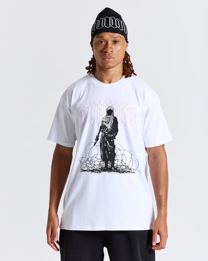 Barbed Tee - White