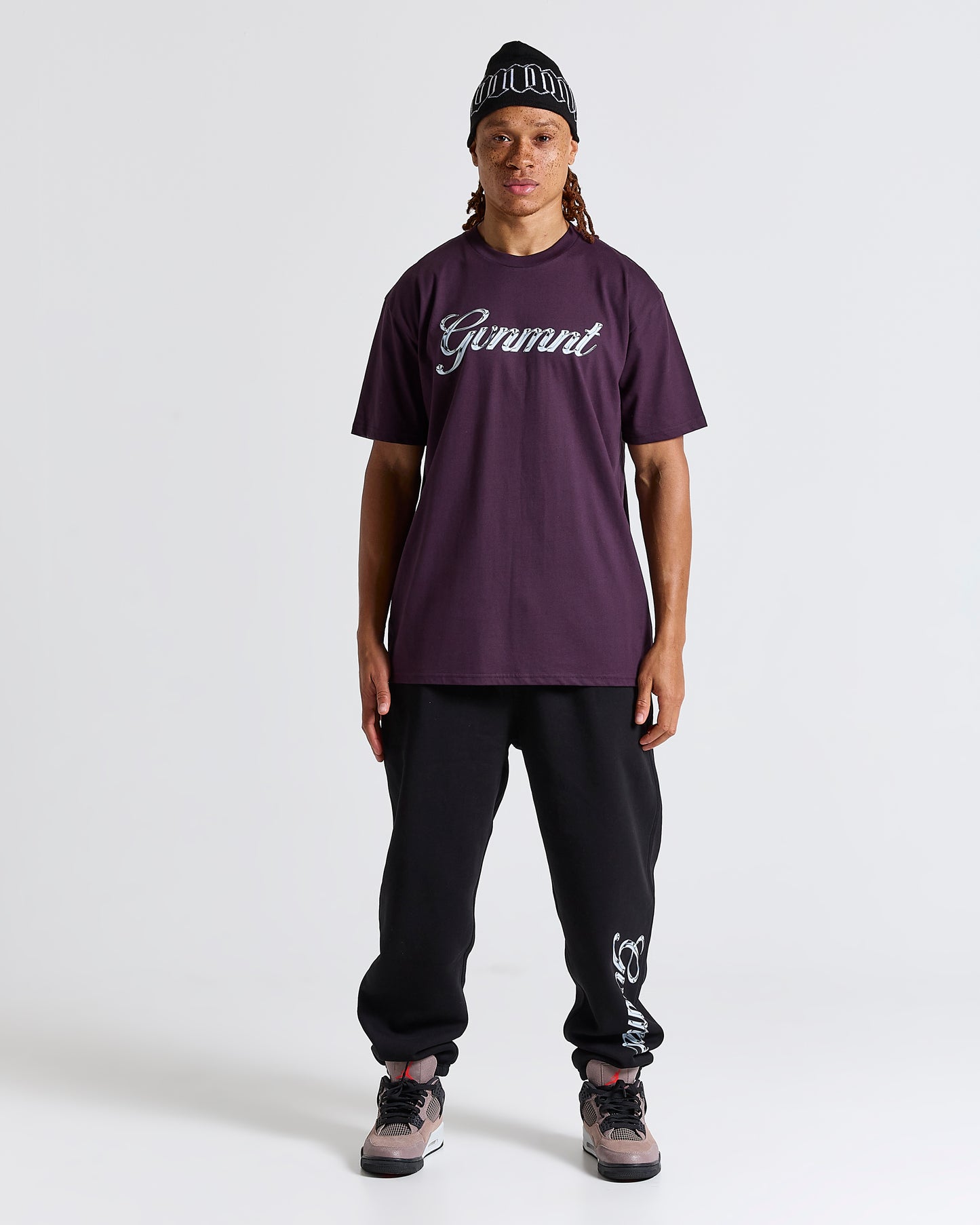 Chrome Signature Tee - Plum